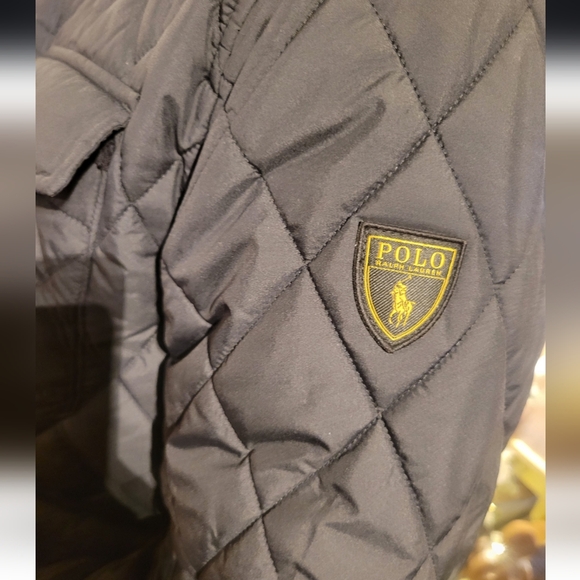 Polo Ralph Lauren Men's Water repellent Quiltez Jacket Black - Picture 3 of 4